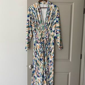 Source Unknown Colorful Long Sleeve Dress
